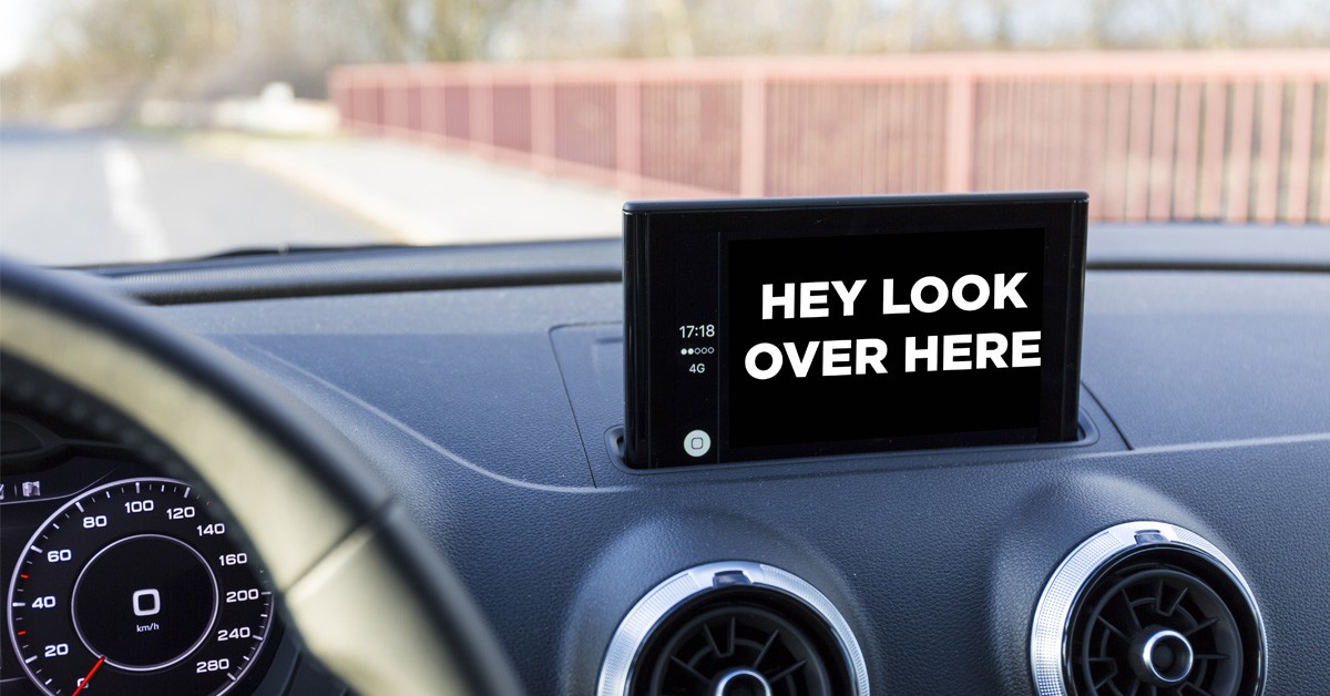 Distracted While Driving by Infotainment System